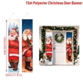 thumbnail image 3 of Pancarta navideña para puerta de Papá Noel, decoraciones navideñas para el hogar, adorno navideño 2024, regalo de Navidad, Año Nuevo 2025, 3 of 5