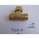 thumbnail image 4 of 4 puntos de cobre Unión de tres vías dientes interiores y exteriores calentador de agua Unión galvanizada tubería de agua de tres vías Unión de accesorios de cobre, 4 of 5
