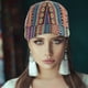 thumbnail image 5 of Gorra de béisbol estilo étnico para mujer y hombre, gorra de béisbol unisex con visera decorativa., 5 of 7