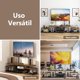 thumbnail image 3 of Mueble para TV Moderno con Soporte, Mesa de TV Grande con 2 Mesas Auxiliares Extraíbles Centro de Entretenimiento para Televisor de hasta 75 Pulgadas, Mueble para Television, Sala, Dormitorio, 3 of 8
