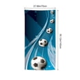 thumbnail image 3 of Soccer Beach Towel Microfiber Quick Dry Sand Free Lightweight Travel Towel for Adults Ki-ds Pool Beach Bathroom Sports Fan Gift, 3 of 6