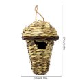 thumbnail image 5 of Nido de pájaros, casa de pájaros de hierba Natural, nido colgante tejido decorativo para exteriores, 5 of 5