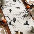 thumbnail image 3 of Smile Silhouette Tree Crows Halloween Table Runner 13 x 72 Inch, 3 of 9