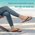 thumbnail image 4 of YAZAOOSummer Flip Flops Creatively Love Parade Simple Beach Sandals, 4 of 8