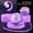 PURPLE+LANYARD, variant on New Upgraded Small Coconut Ball Smart Earphones, TWS Wireless Headphones, High-Definition Voice, Smart Noise Reduction, with Charging Box And Free Lanyard