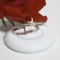 thumbnail image 4 of Victoria Anniversary Band Ring Sterling Silver Cz Womens Ginger Lyne Collection, 4 of 5