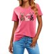 thumbnail image 2 of Mujeres Manga Corta de Verano Tops Pascua Impresa Cuello Redondo, Blusa de Moda Casual para la Primavera, 2 of 5