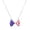 A, variant on US 250 Rhinestone Heart Pendant Clavicle Necklaces, 4th of july decorations, Sturdy Alloy Patriotic Jewelry Accessories for Summer Festivals, Parade Routes & Holiday Cookouts