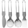 thumbnail image 1 of Shisuyan Folding Stainless Steel Utensil Set For Family Indoor Use 1Set 5Pcs 6.1x1.6In, 1 of 8