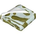 thumbnail image 4 of Pickle Cucumbers Throw Blanket Soft Bed Blankets Lightweight Cozy Plush Flannel Fleece Blanket for Sofa Couch Bedroom 60"X50", 4 of 6