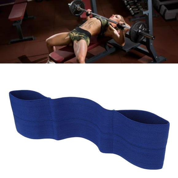 Weight Lifting Resistance Band, Elbow Nylon Rubber Wire Blue Anti Arm Shaking Workout Elbow Elastic Band for Exercise S