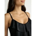 thumbnail image 4 of Time and Tru Women's and Women's Plus Tiered Tankini Top, Sizes XS-2X, 4 of 5