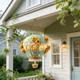 thumbnail image 5 of Hot Air Balloon Sun Catcher - Stained Glass Style Acrylic Hanging Decor - Outdoor/Indoor Waterproof Ornament for Windows, Garden & Patio - Colorful Light Catcher Gift, 2D, 5 of 6