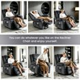 thumbnail image 4 of JMYMRY Power Lift Recliner Chair for Elderly with Vibration Massage and Heating, Extra Wide Adjustable Rocker with Cup Holders, Side Pockets and USB Charge Port, Gray, 4 of 8