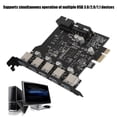 thumbnail image 3 of Tarjeta de expansión USB 3.0 de 5 Puertos, SE Adapta Un Conector de Cualquier PCI Express, Admite Múltiples Dispositivos USB, 70% Más Ráspida Con Protocolo de Transferencia, 3 of 7