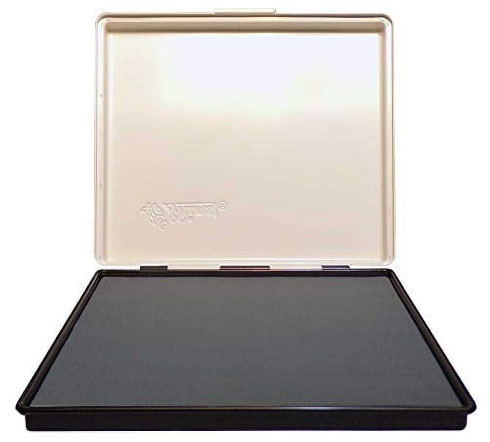 Infusion 8" x 12" Extra Large Industrial Stamp Ink Pad, Your Go to Large Stamp Ink Pad for Bright Color, Even Coverage and Durability, Gray Stamp Pad