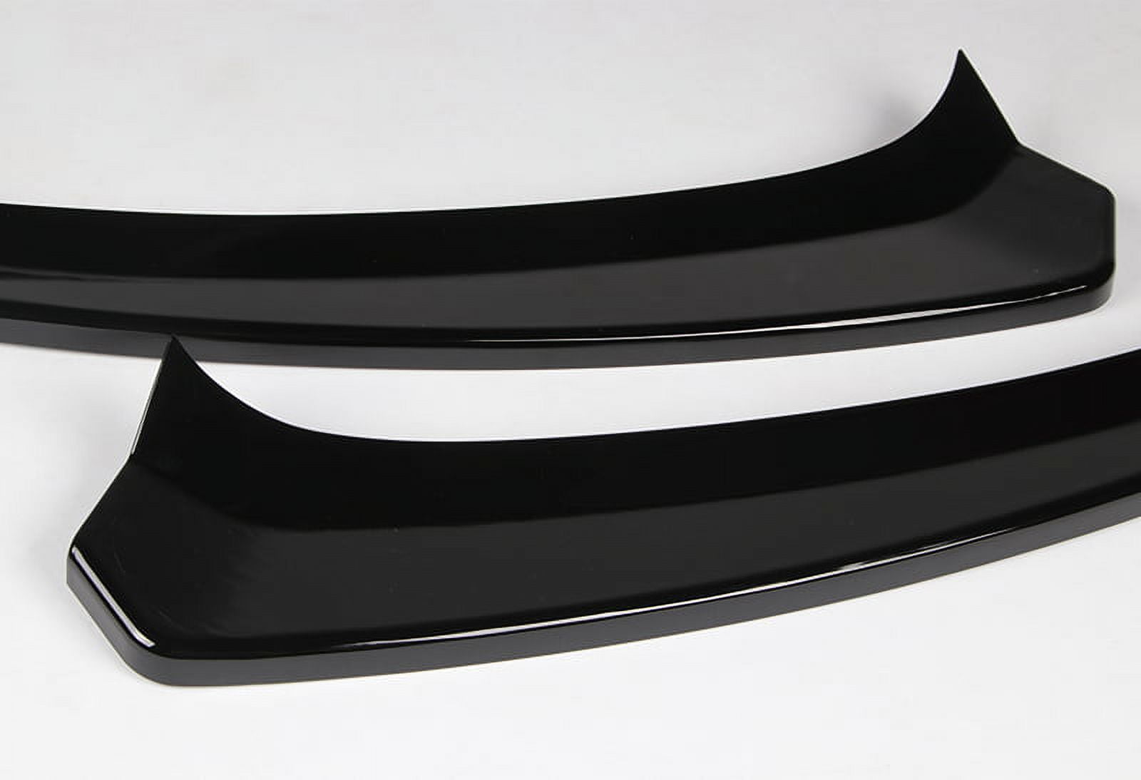 Stay Tuned Performance For 15-18 Mercedes W205 C180 C250 C300 Painted Black Front Bumper Body Lip 3PCS