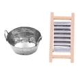thumbnail image 2 of Accesorios para casa de muñecas, lavabo pequeño, modelo de piezas de muñeca BJD, lavabo para casa de muñecas con tabla de lavar para jardín a escala, 2 of 9