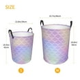 thumbnail image 5 of Daiia fish Scale1 Laundry Hamper With Handles Large Storage Basket/Toy Organizer/Dirty Clothes Collapsible Waterproof For College Dorms, Bedroom,Bathroom, 5 of 8