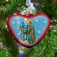 thumbnail image 3 of G.DeBrekht Nativity Heart Glass Ornament by G. DeBrekht, 3 of 7