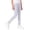 Purple, variant on ITSAME Girls Ribbed Leggings Slim Fit High Waist Ruffle Casual Athletic Pants for Kids Beige Size 7