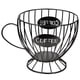 thumbnail image 1 of Cesta de almacenamiento de hierro para cápsulas de café con forma de taza, 1 of 5