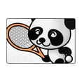 thumbnail image 2 of ZICANCN Area Rugs Doormat , Panda Sportive Facecloth Non-Slip Floor Mat Rug for Living Room Kitchen Sink Area Indoor Outdoor Entrance 36"x24", 2 of 9