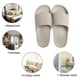 thumbnail image 5 of Zapatillas para mujeres y hombres de secado rápido, zapatillas suaves con puntera abierta, antideslizantes, suaves, para ducha, spa, baño, piscina, gimnasio, casa de playa, sandalias para interiores, 5 of 5