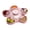 Pink, variant on Jkung Heart-Shaped Rotating Snack Tray with 5 Compartments 360 Degrees Spinning Serving Platter for Fruits Nuts Dips PVC Storage Organizer for Parties Game Nights & Home