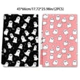 thumbnail image 3 of Halloween Ghost Kitchen Towels Set of 2, Black White Absorbent Hand Towels, 18 x 26 in Reusable Cleaning Cloths for Bathroom Kitchen Fall Decor, 3 of 5