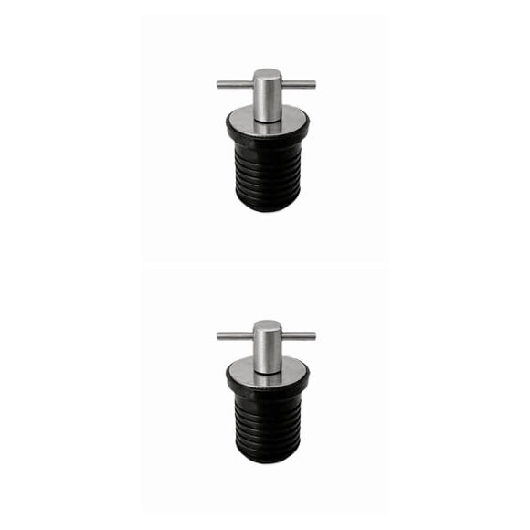 Speravity Tapón de drenaje para cubierta, suministros para barcos, escurridor en forma de T, accesorios de kayak de acero inoxidable, bote de Type1 NO1