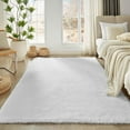 thumbnail image 5 of 6x9 Rugs for Bedroom, White Shag Rug for Living Room, Ultra Soft Fluffy Carpet, Non-Slip Indoor Floor Carpets for Kids Room, Playroom, Home Decor Aesthetic, 5 of 11