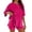 Hot Pink#9527, variant on BOOMNY Womens 2 Peice Shorts Sets Solid Short Sleeve Tops Shorts Outfits for Women Summer Casual Matching Sets