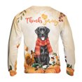 thumbnail image 2 of Happy Thanksgiving Labrador Retriever with Turkey Pumpkins Autumn Vibes All Over Print 3D Sweatshirt Unisex Merch Lab Dog Lover Gifts - 12018, 2 of 6