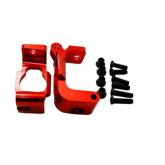 Soporte de Eje Delantero Bewildely de Aleación de Aluminio para 1/16 HQ 731 732 733 734 Rojo