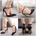 thumbnail image 4 of ColoMX 1 pareja apuntada stilettos mujeres tacones altos tacón alto zapatos para dama, 4 of 8