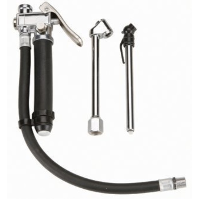 central pneumatic dual chuck tire inflator