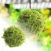 5.9 Inch Artificial Moss Topiary Balls, Large Handmade Greenery Balls for Outdoor Decor, Garden, Patio, Wedding Centerpieces, and Indoor Home Party Displays