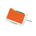 thumbnail image 2 of unbranded Divisores De Páginas De Plástico PP Multicolor Para Organización Rápida En Cuadernos Y Planificadores, 2 of 8