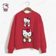 thumbnail image 3 of Sudadera con capucha con estampado de HELLO KITTY para mujer, suéter holgado con estampado de dibujos animados, moda coreana, elegante, fino, y2k, otoño, 3 of 3