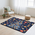 thumbnail image 6 of CURLYOOT Christmas Tree Area Rug 3x5 Ft Rugs for Entryway Entrance Kitchen, Washable Non Slip Floral Rustic Indoor Floor Carpet for Bedroom Living Room, 6 of 7