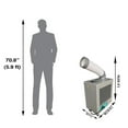 thumbnail image 2 of Equator 7000BTU Weatherized Outdoor Air Conditioner+Fan IP24 Casters 110V, 2 of 13
