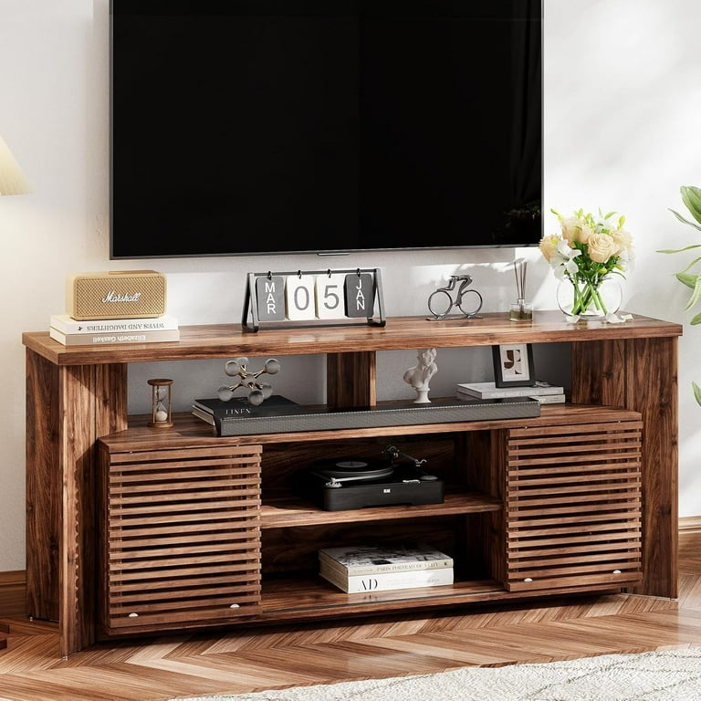 Flycity Mid Century Modern TV Stand for 55 60 65 Inch TVs