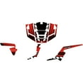 thumbnail image 2 of Attack Graphics Brute Complete Utv Graphics Kit Red/Black/White for Polaris Rzr Rs1 2018, 2 of 2