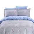 thumbnail image 2 of Duvet Cover Sheets Set, Dolce Mela Naxos Queen Size Bedding, 2 of 5