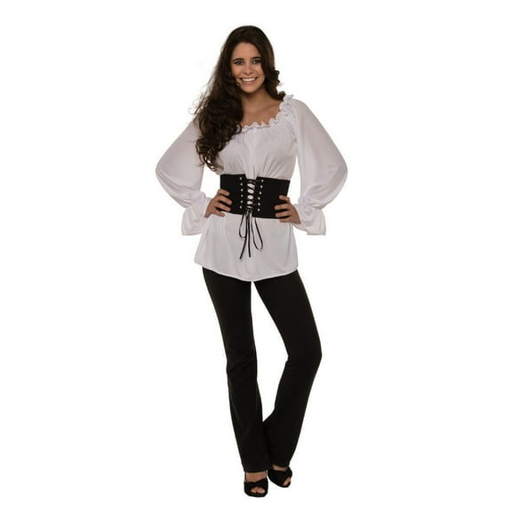 Halloween White Renaissance Long Sleeve Adult Costume