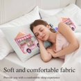thumbnail image 5 of Hello Summer Long Body Pillow Covers, Pink Ice Cream Truck Watercolor Soft Breathable Throw Pillow Cases with Invisible Zipper, Decorative Pillowcase Pillows Protectors for Sofa Bed Couch 20"x60", 5 of 9