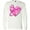 AA-White, variant on Inktastic Breast Cancer Awareness Pink Ribbon Around Heart Long Sleeve T-Shirt