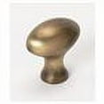 thumbnail image 3 of Traditional Oval Knob, Chocolate Bronze, 1.25" H x 0.75" W x 0.5" D, 3 of 4
