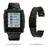 Skin Decal Wrap Compatible With Pebble Steel Smart Watch Sticker Design Black Wall